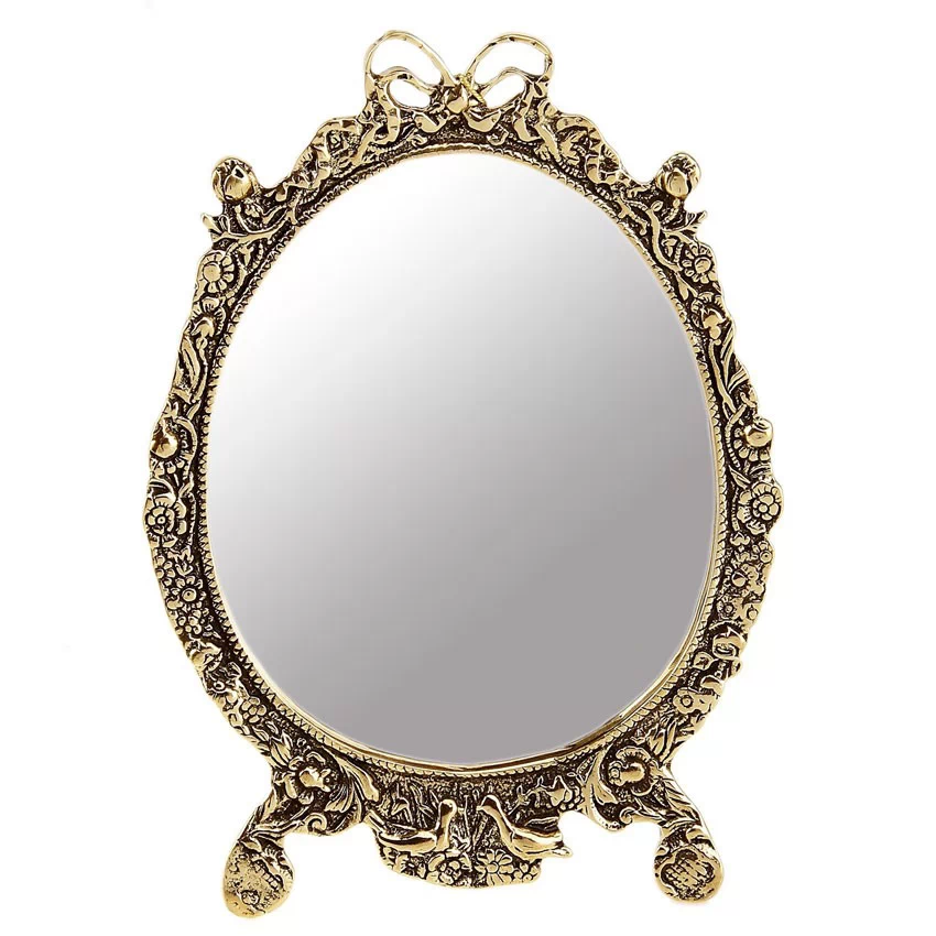 Зеркало настольное из бронзы