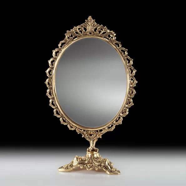 Зеркало настольное из бронзы