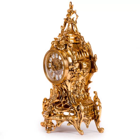 Часы каминные 'Виола' с канделябрами на 3 свечи, набор из 3 предм.
