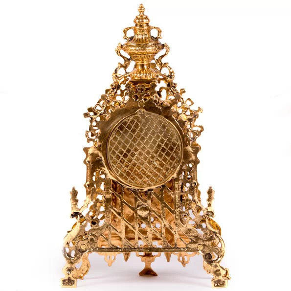 Часы каминные 'Барокко' с канделябрами на 3 свечи, набор из 3 предм.