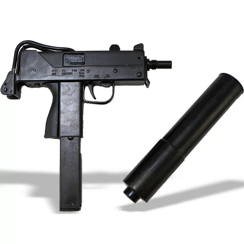 Пистолет-автомат МАС-11с глушителем