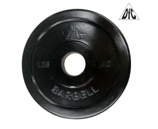 Диск обрезиненный DFC 1,25 кг / диаметр 31 мм