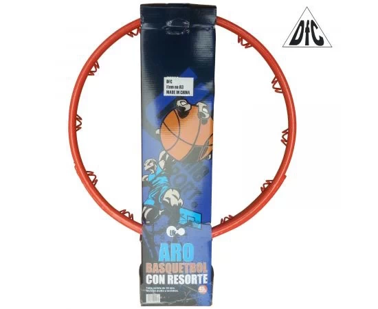 Кольцо баскетбольное DFC R3 45см (18') 2 пружины, оранж/красное